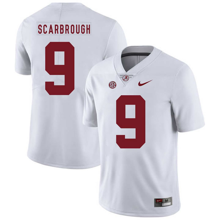 Alabama Crimson Tide 9 Bo Scarbrough White Nike College Football Jersey Dzhi,We sell and wholesale Alabama Crimson Tide 9 Bo Scarbrough White Nike College Football Jersey Dzhi on line form chian!